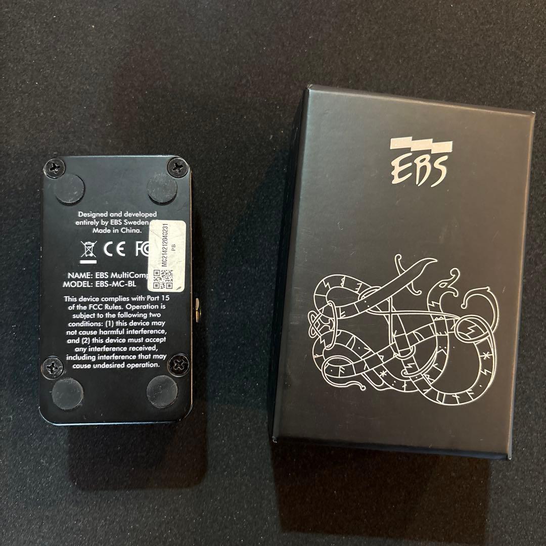 【美品】【箱あり】EBSマルチコンプBLUELABELベース用multicomp