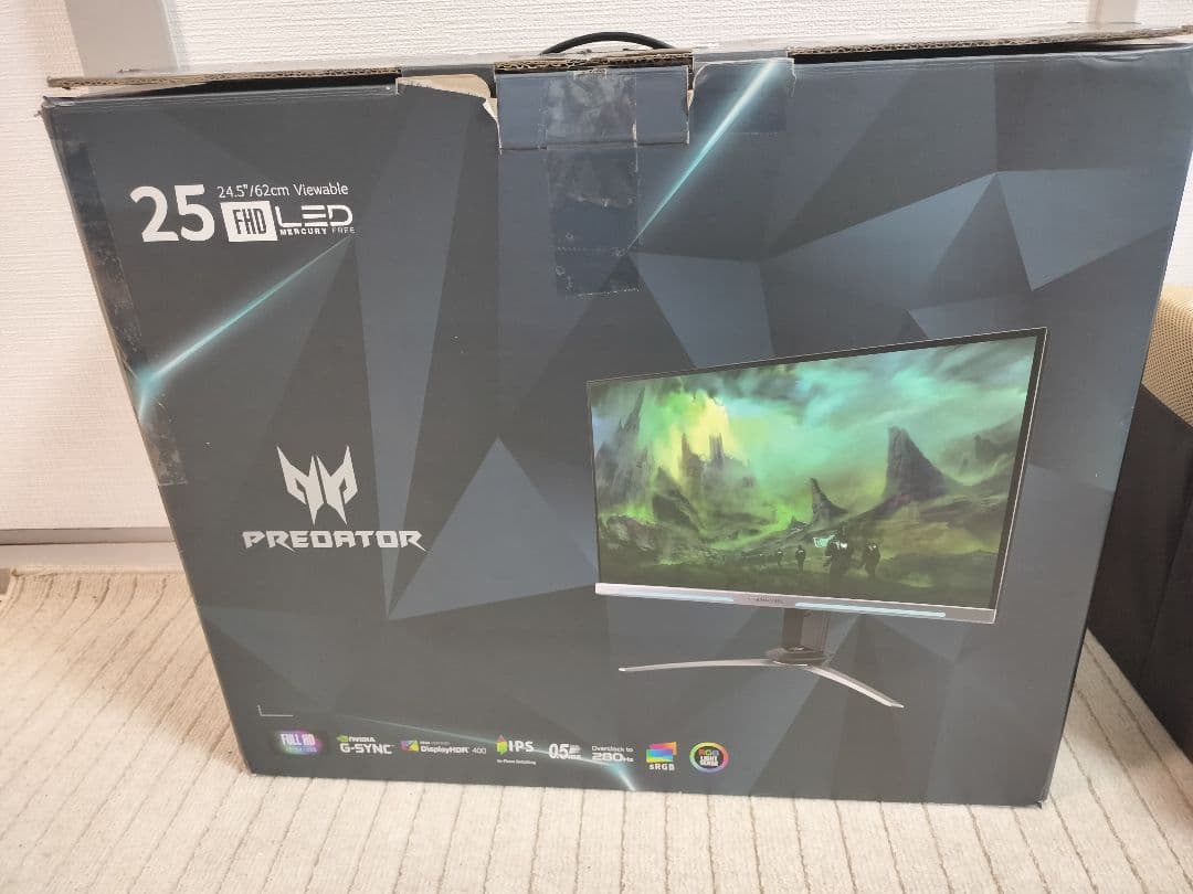 ディスプレイ・モニター本体 Acer Predator XB3 XB253QGWbmiiprzx 24.5