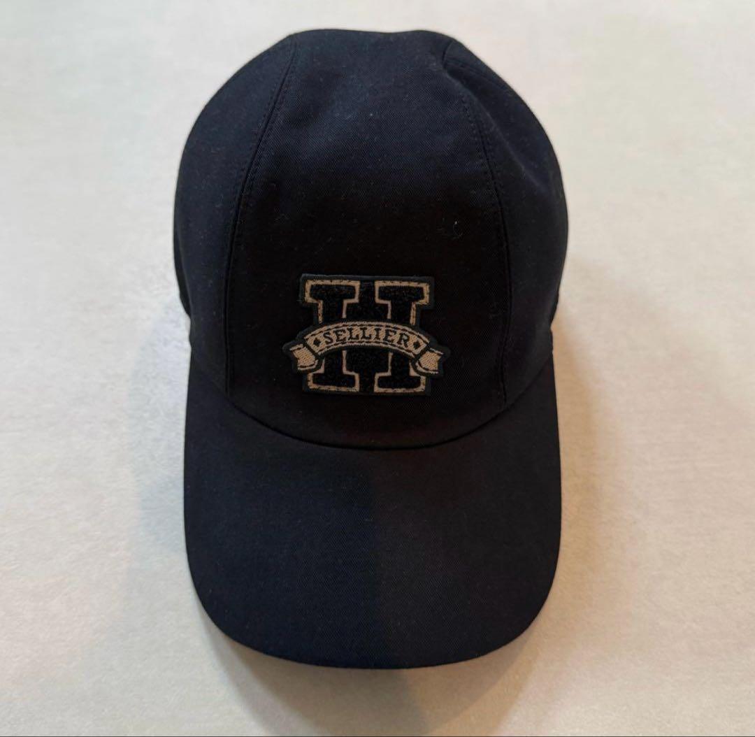 HERMES　キャップ　デイヴィス　H　　サイズ56　ブラック