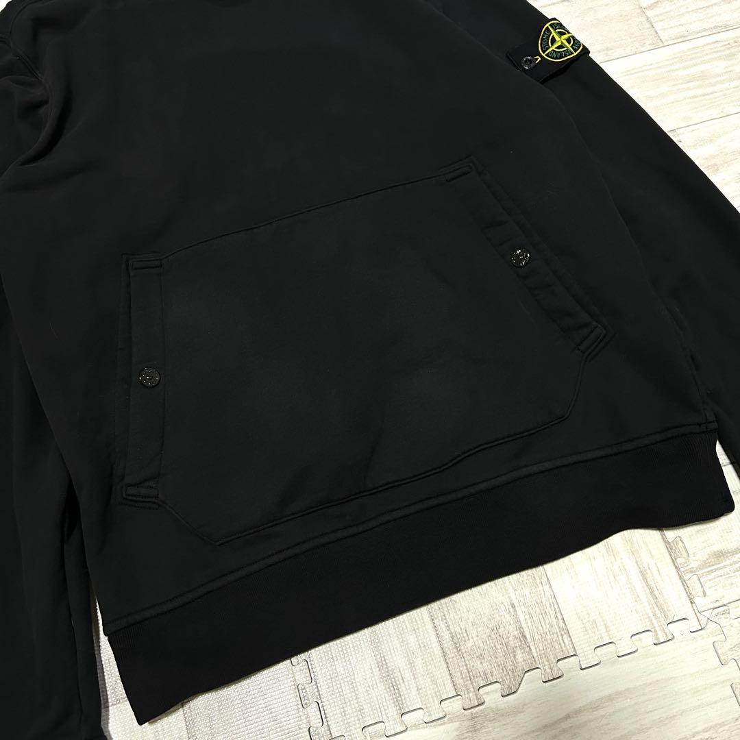 ほぼ未使用 STONE  ストーンアイランド パーカー M ブラック