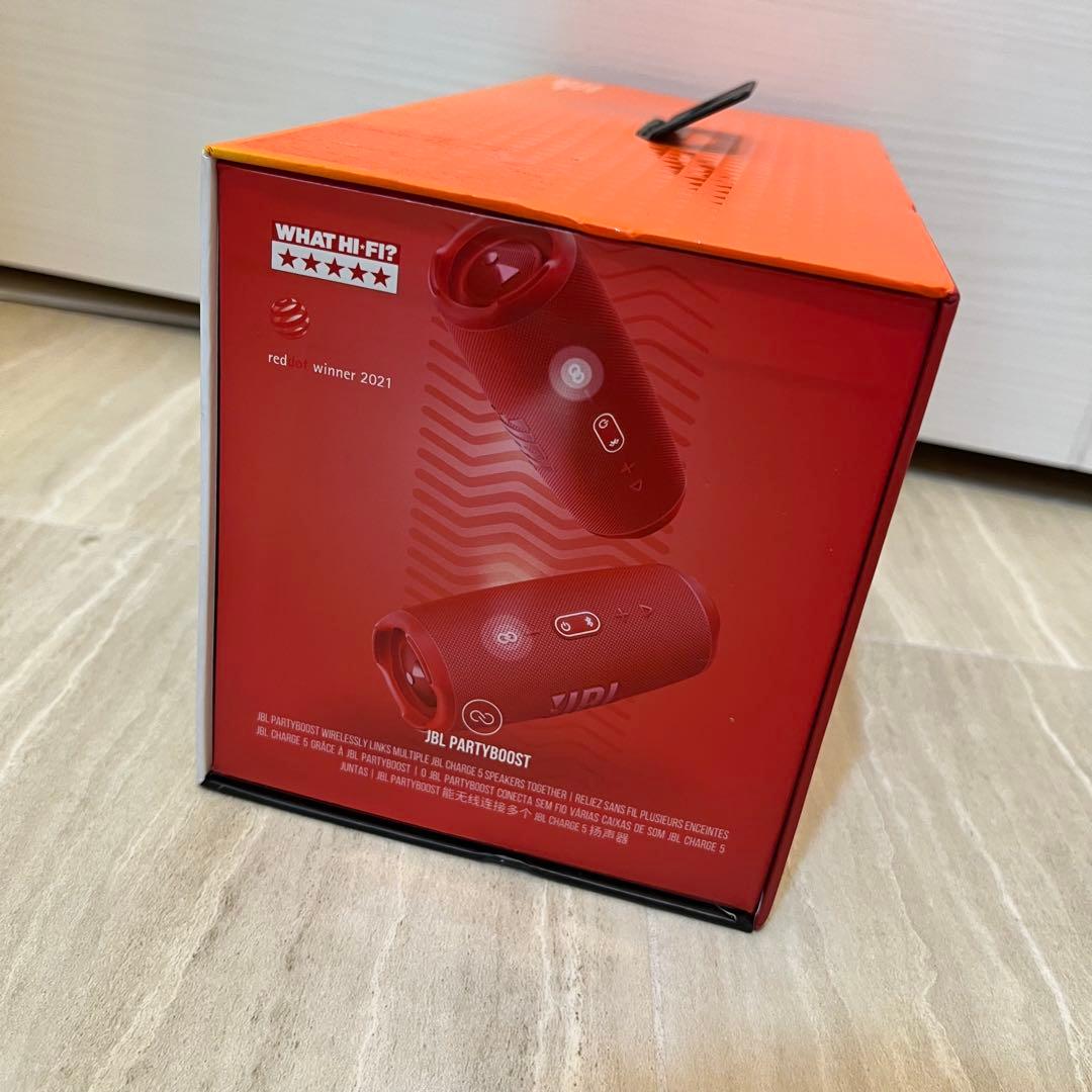 JBL Charge 5 レッド　ポータブルスピーカー　ワイヤレス