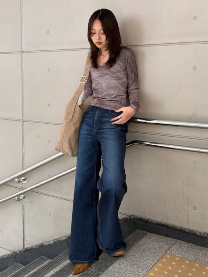 パンツ MOUSSY ADVANCED LONG LEG FLARE 24inch
