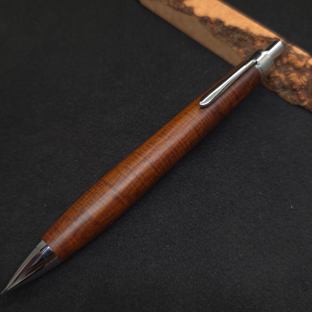 No.41ハンドメイド木軸シャーペンサイアミーズローズウッド