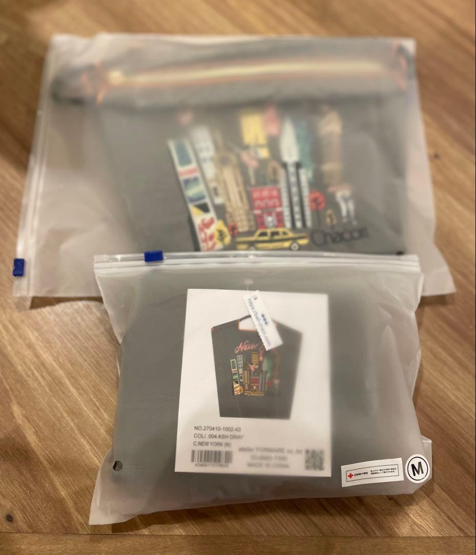 ボールアンドチェーン　チャコット　ニューヨーク　アッシュグレー　トートM＆ポーチ