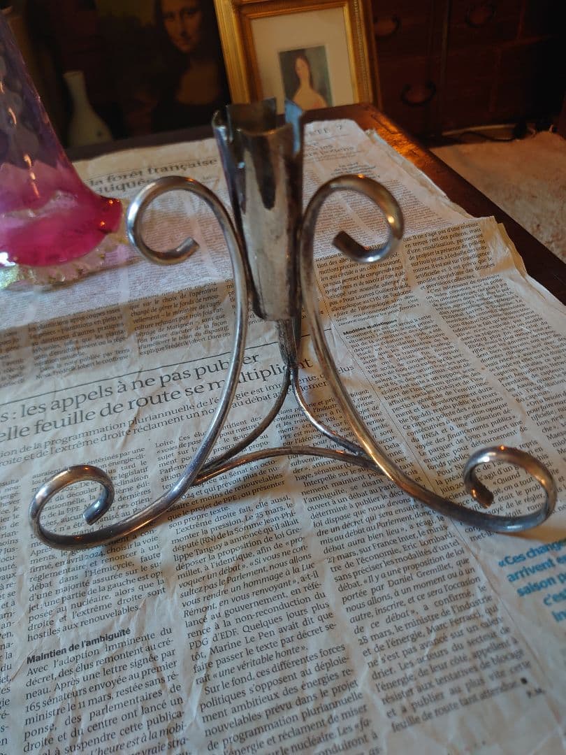 「売約済」イギリス1930s'イパーン クランベリー＆ヴァセリンフラワーベース