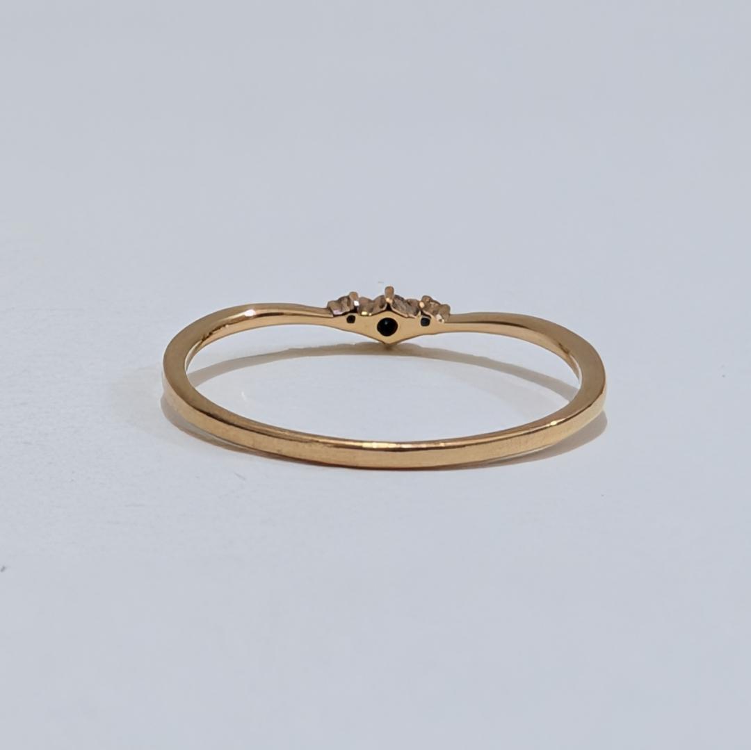 2025 ヴァンドーム青山ダイヤリングK18YGイエローゴールド11号