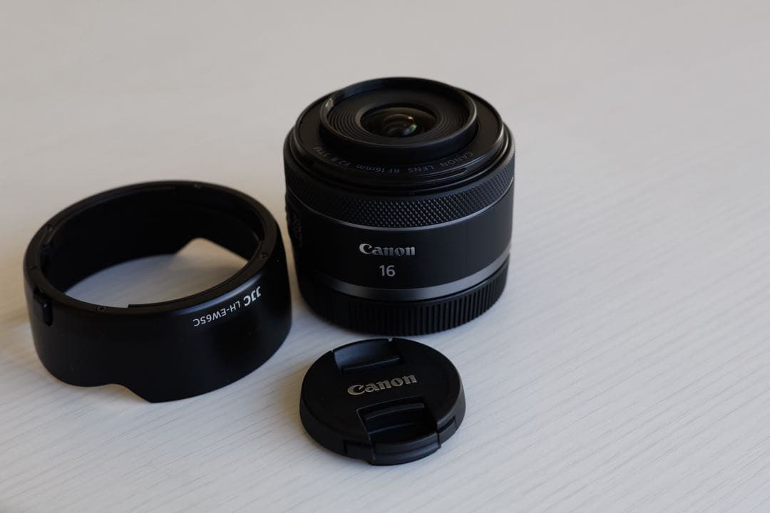 美品 Canon キャノン RF16mm F2.8 STM 単焦点レンズ
