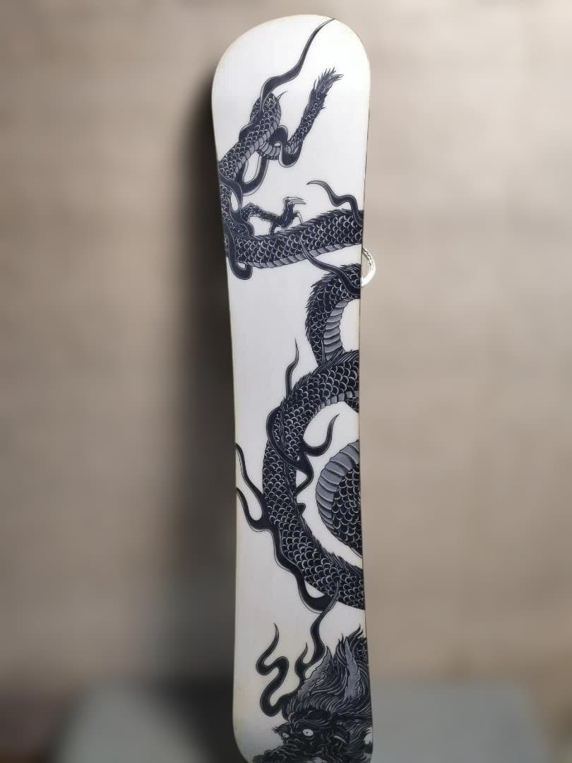 【眞空雪板等】スノーボード 3点セット（龍・ドラゴン）＋Unionビンディング