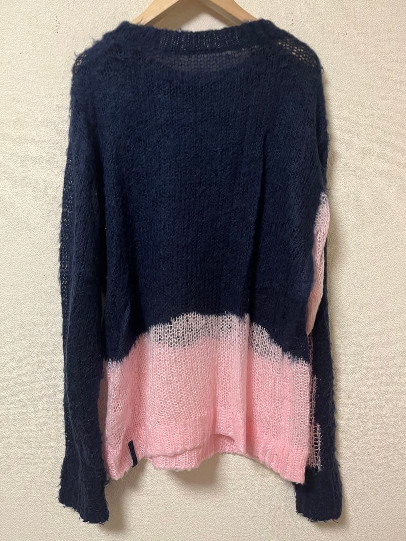 pamm 汽水域のローゲージニット /ネイビー