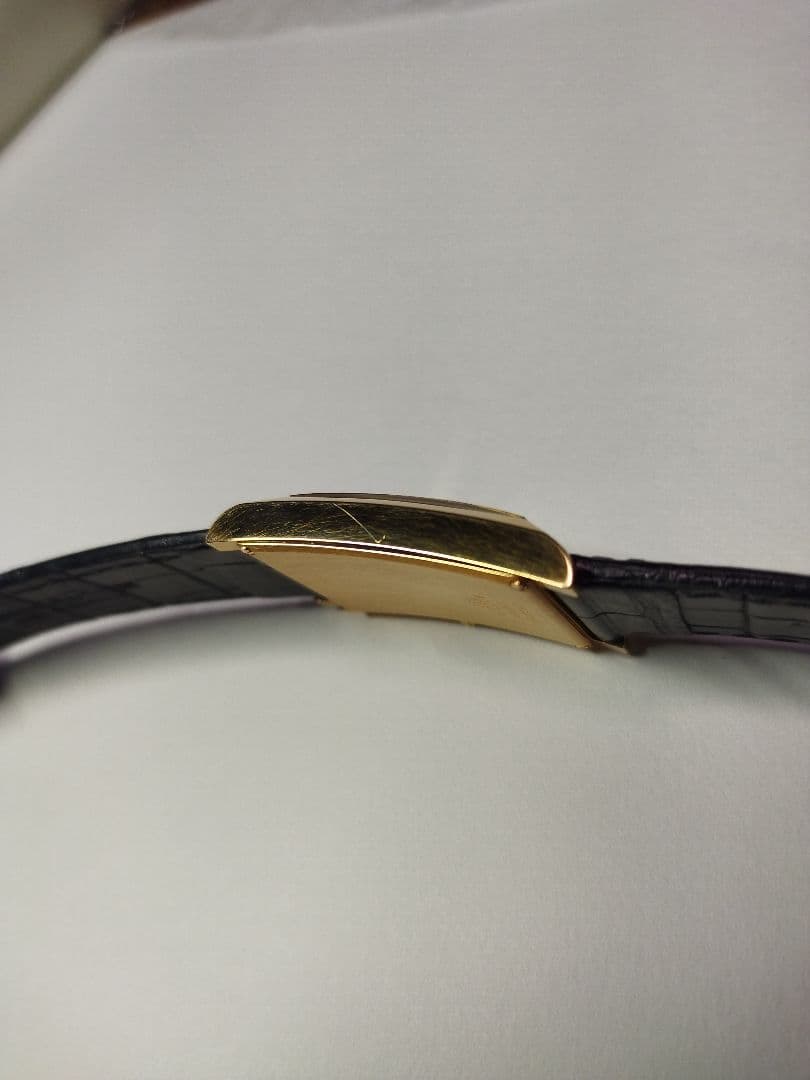 LONGINES ドルチェヴィータ ゴールド 濃紺レザー 時計