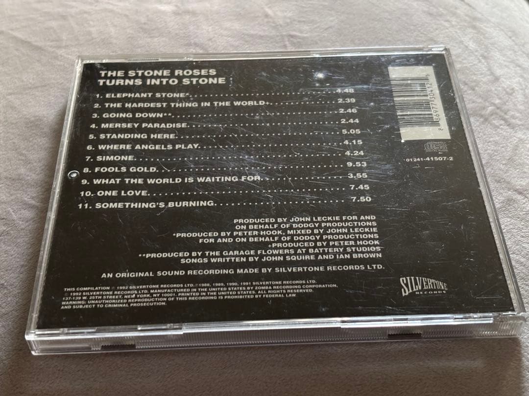 レアThe Stone Roses サインCD ストーンローゼズ イアンブラウン