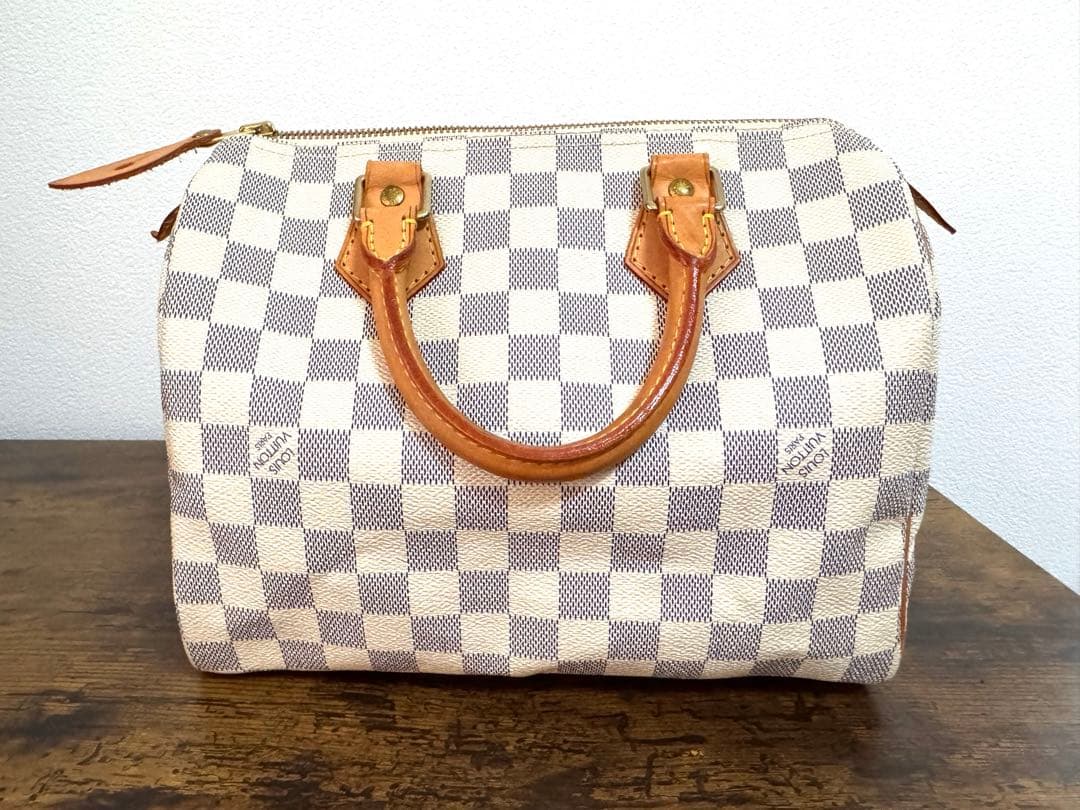 ルイヴィトン スピーディ25 ダミエ アズール N41534 巾着袋付き