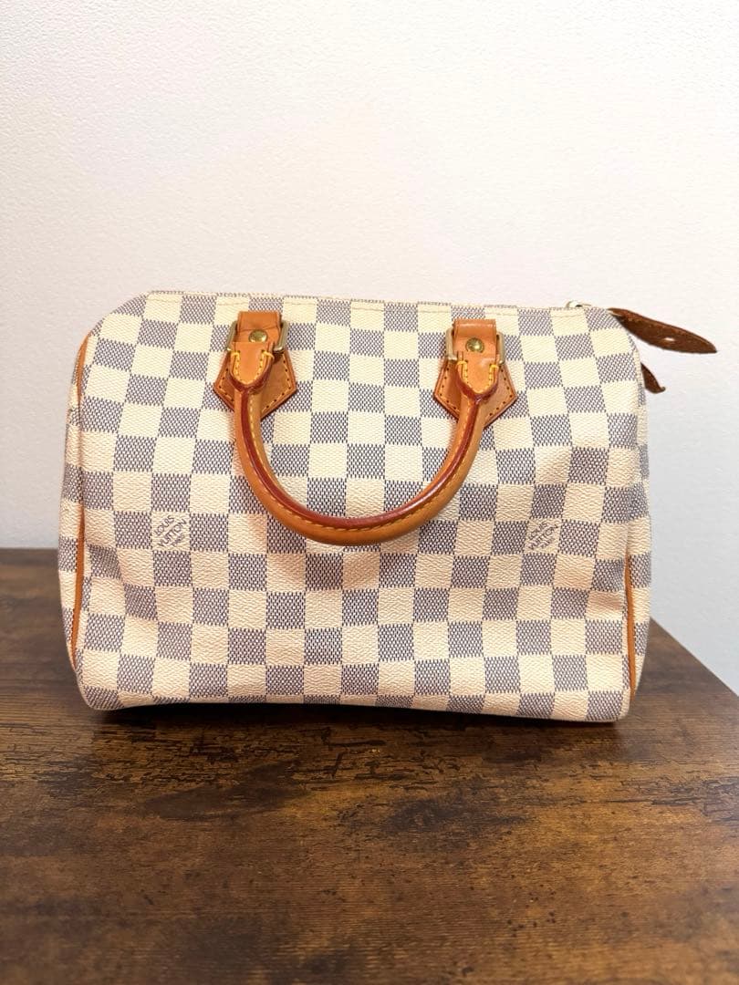 ルイヴィトン スピーディ25 ダミエ アズール N41534 巾着袋付き