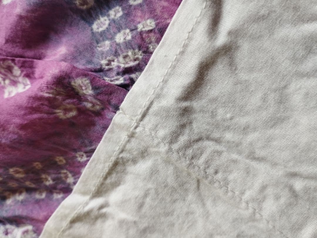 絞り浴衣 紫 ピンク Lサイズ～ 観劇 LIVE 有松鳴海絞り 高級