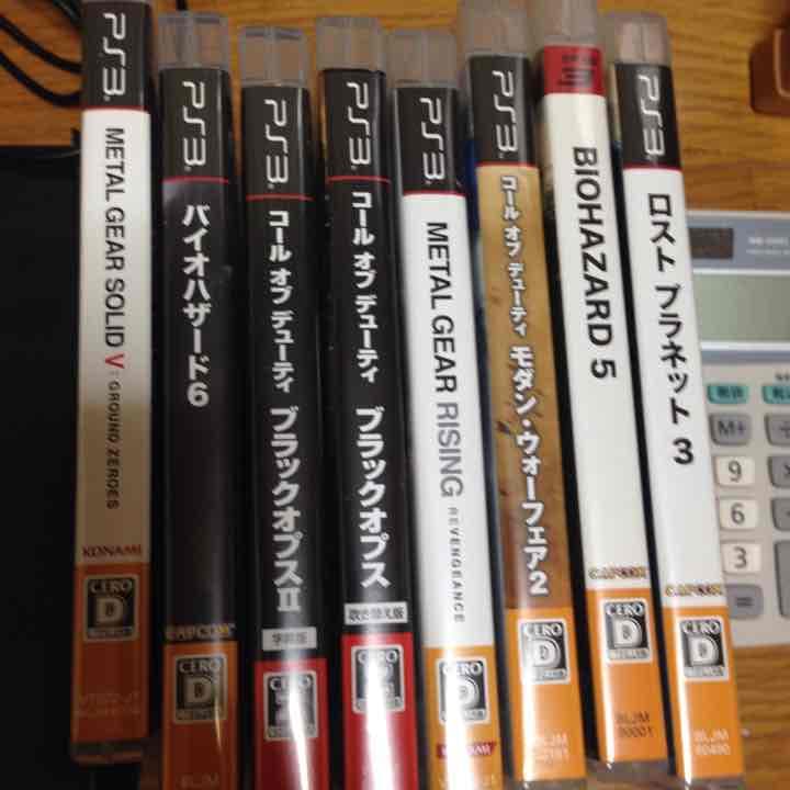 ps3本体 ゲームソフト8本 セット