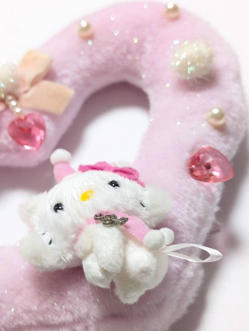 チャーミーキティ　クリスマス　リース　レトロ　ぬいぐるみ