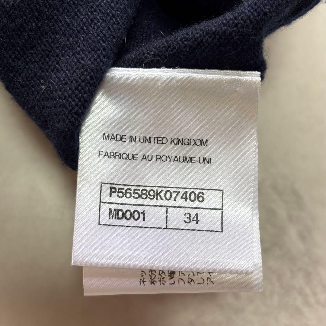 【超希少】シャネル カシミヤ100% スクエアネックニット 英国製 ココマーク