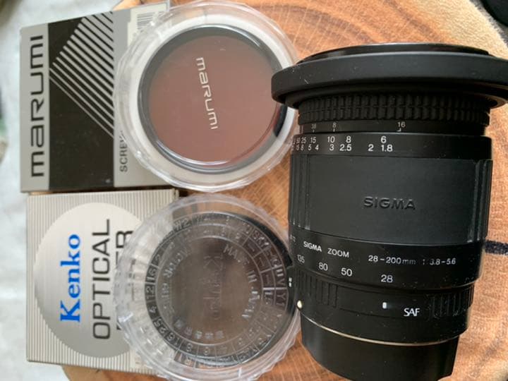 SIGMA 72φ ZOOM 28-200mm f3.6-5.6＋フィルター2個