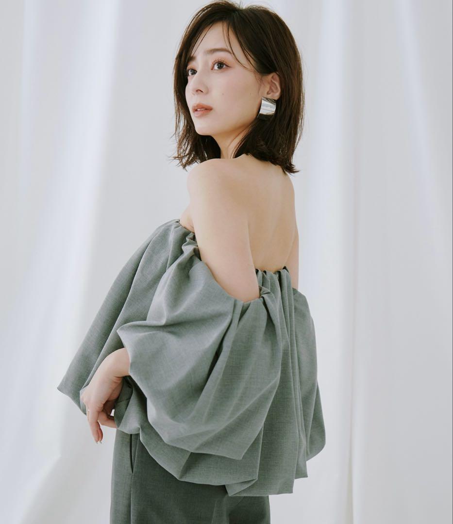 【新品タグ付】anuans/ボリュームバルーントップス