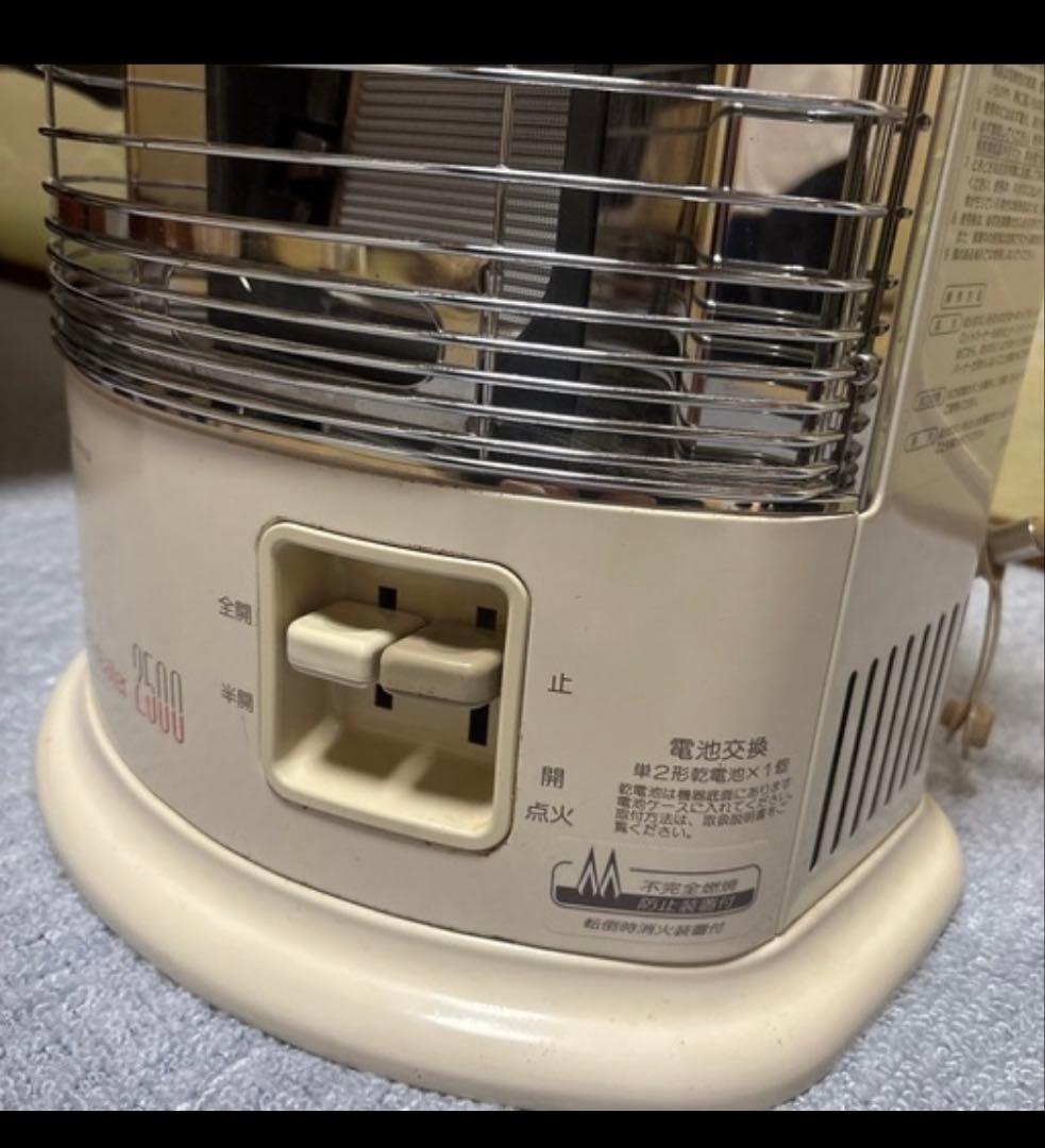 リンナイ都市ガス用ストーブ　ホワイト