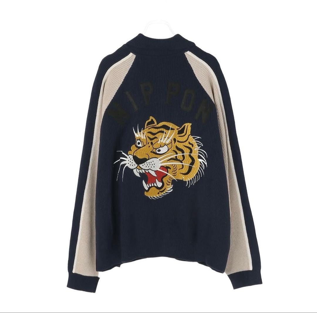 【TASTE by Knit】Knit embroidery sukajan