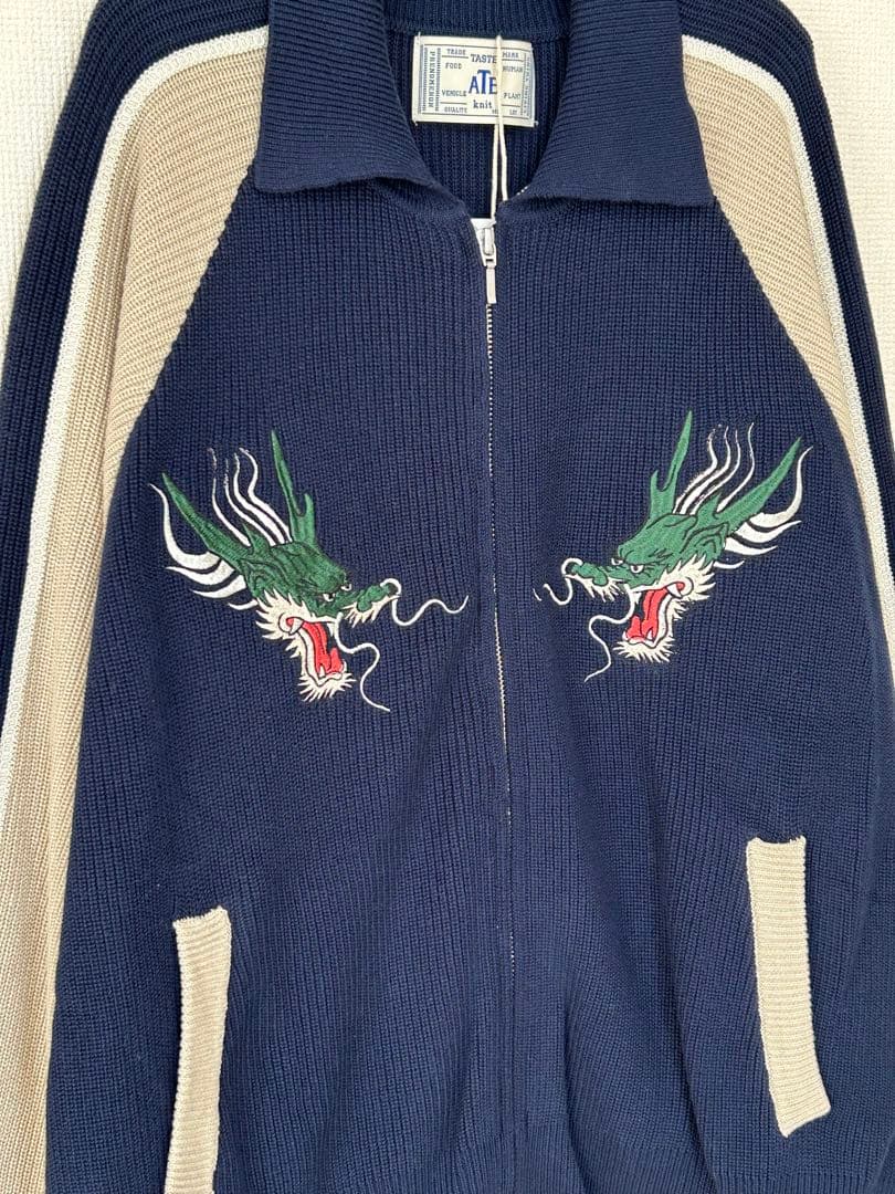 【TASTE by Knit】Knit embroidery sukajan