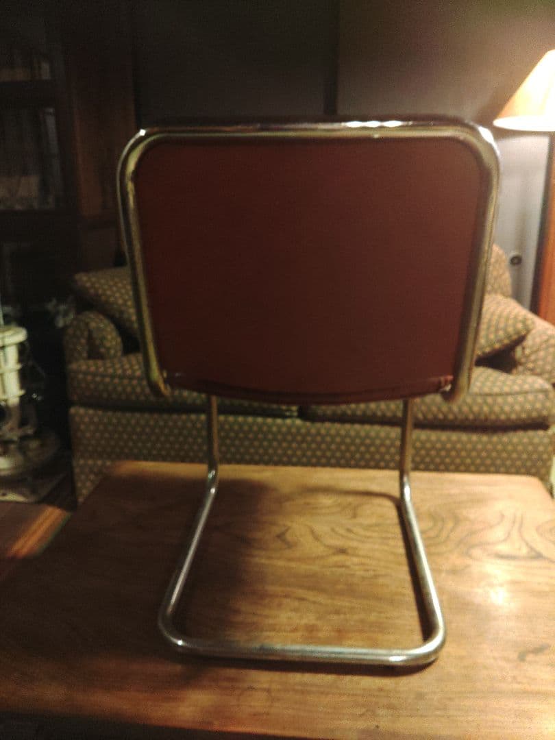 チェスカチェア　カンチレバー　マルセルブロイヤー　リプロ　レトロ　ヴィンテージ