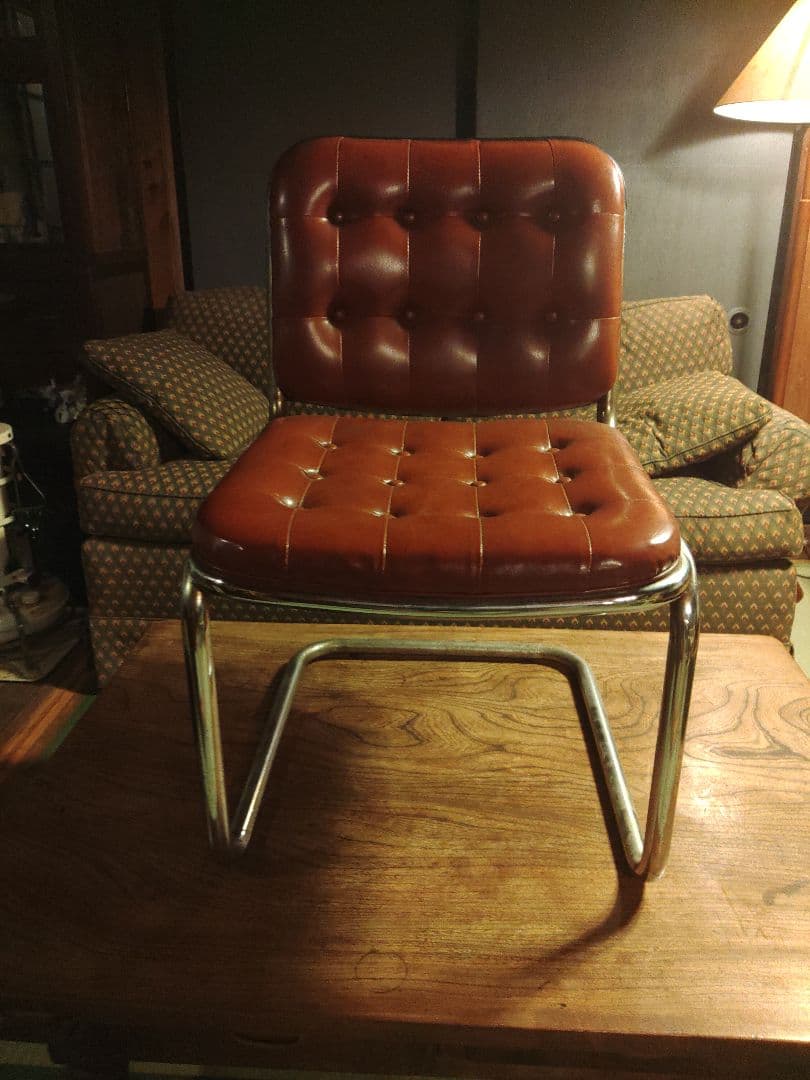 チェスカチェア　カンチレバー　マルセルブロイヤー　リプロ　レトロ　ヴィンテージ