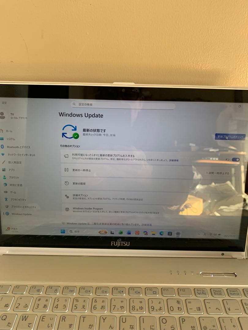 Fujitsu タッチパネルi5/6/SSD 128GB office2024