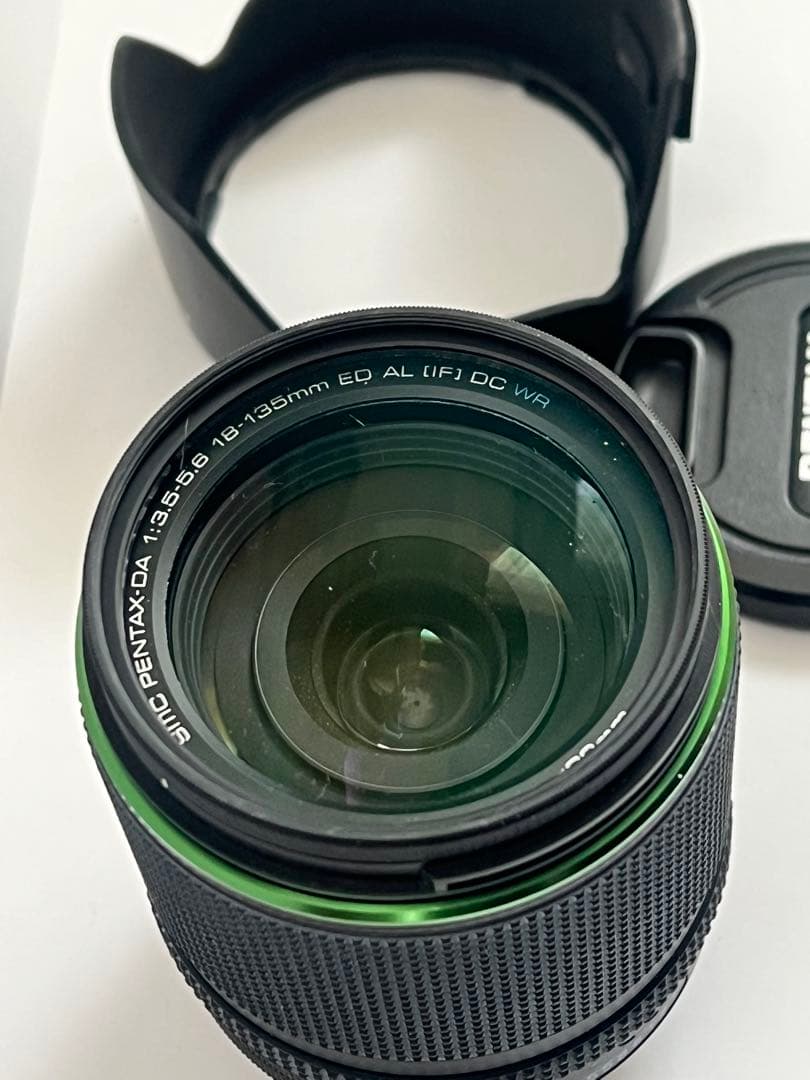 【ほぼ未使用】PENTAX 18-135mm レンズ　Marumiフィルター付