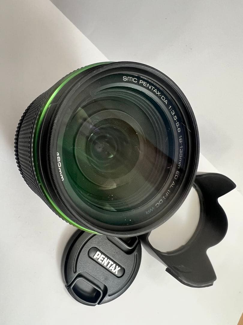 【ほぼ未使用】PENTAX 18-135mm レンズ　Marumiフィルター付