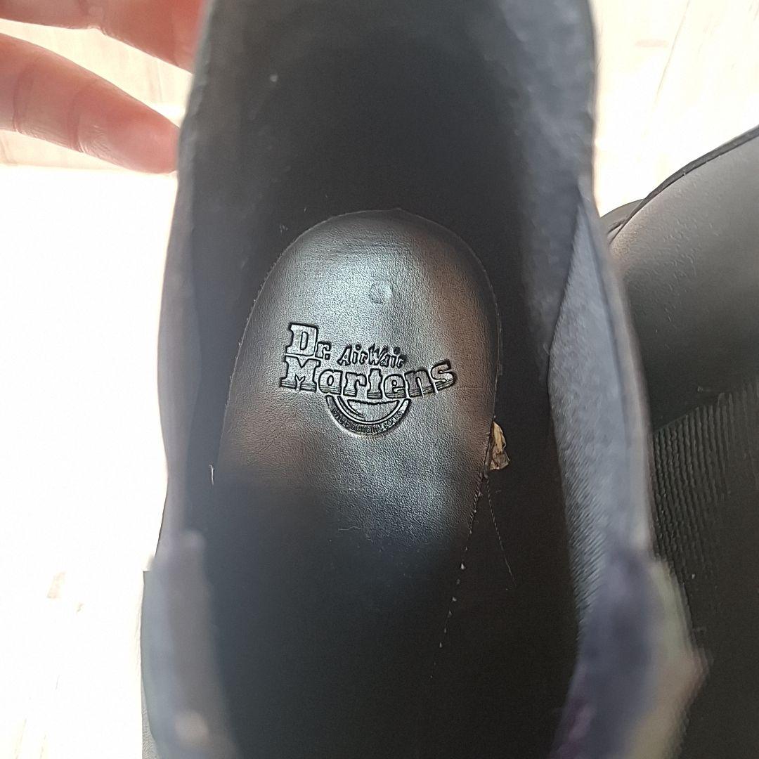 未使用級【23.5】ドクターマーチン ハーストン サイドゴアブーツ 厚底 黒