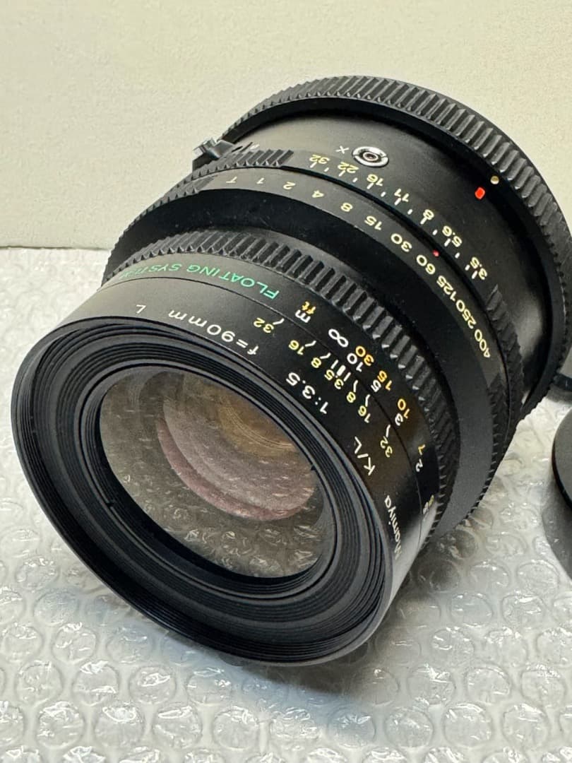 Mamiya K/L 90mm f/3.5 レンズ　程度上