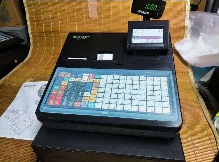 シャープレジスター　XE-A417　PC連携売上管理　最上位機種　002933