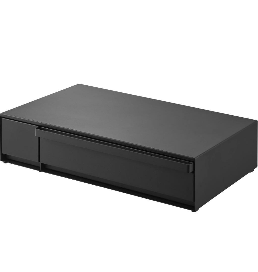 【お値下げOK】towerクッキングヒーターラック 引き出し&スライドテーブル