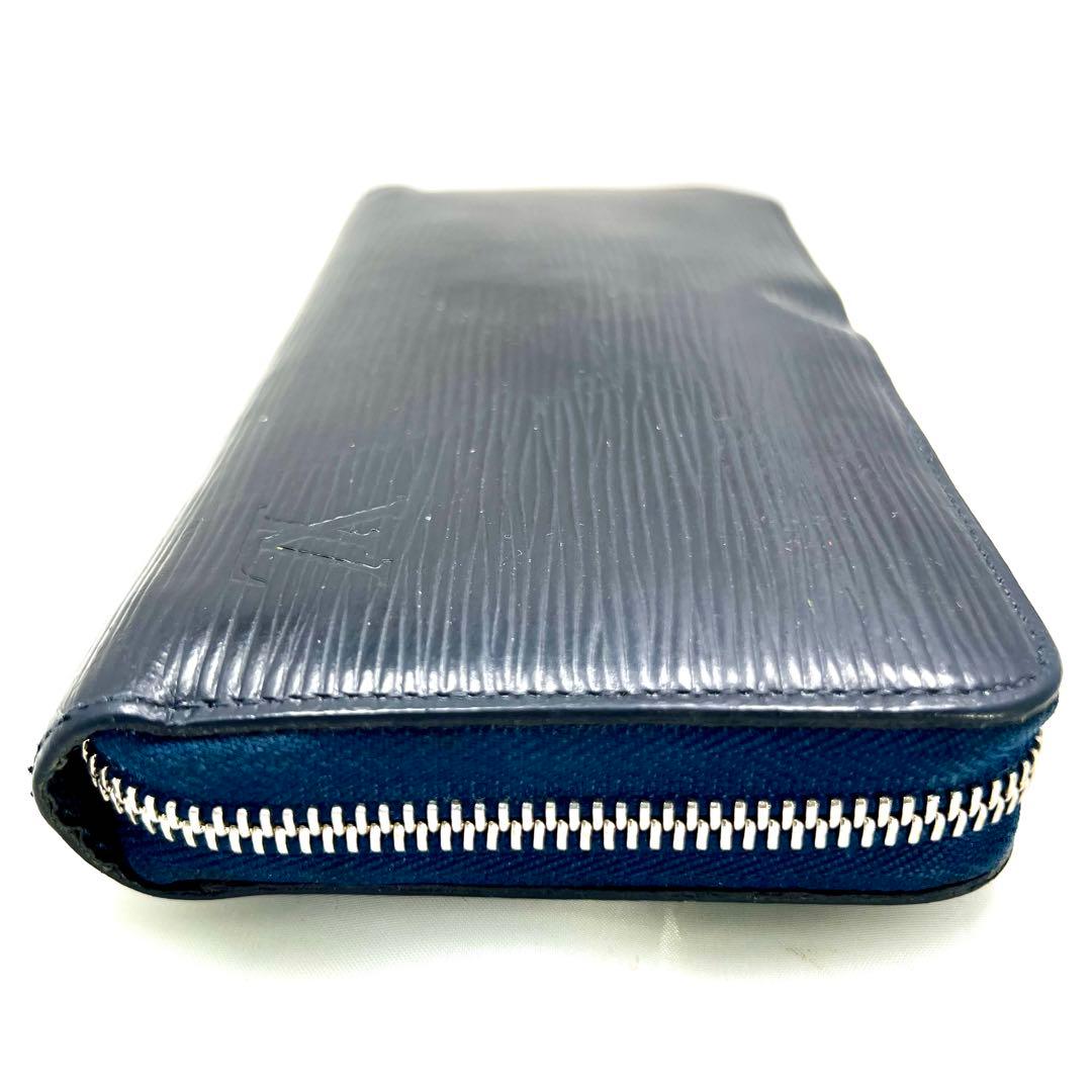 ルイヴィトン　 エピ ジッピーウォレット ネイビー ラウンドジップ 長財布
