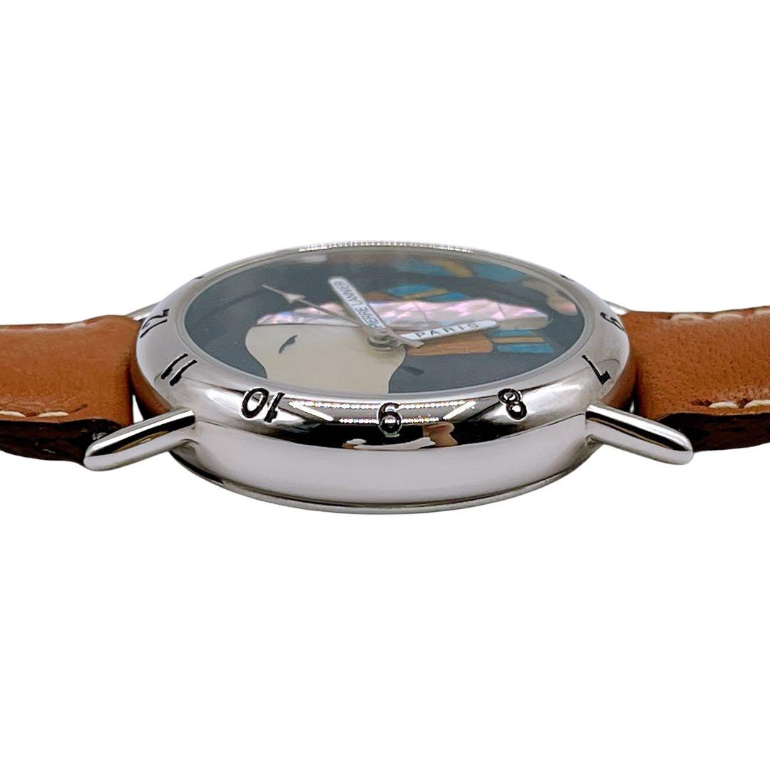 美品 ピエールラニエ 065.801 3針 ドッグ 世界999本限定 腕時計 黒