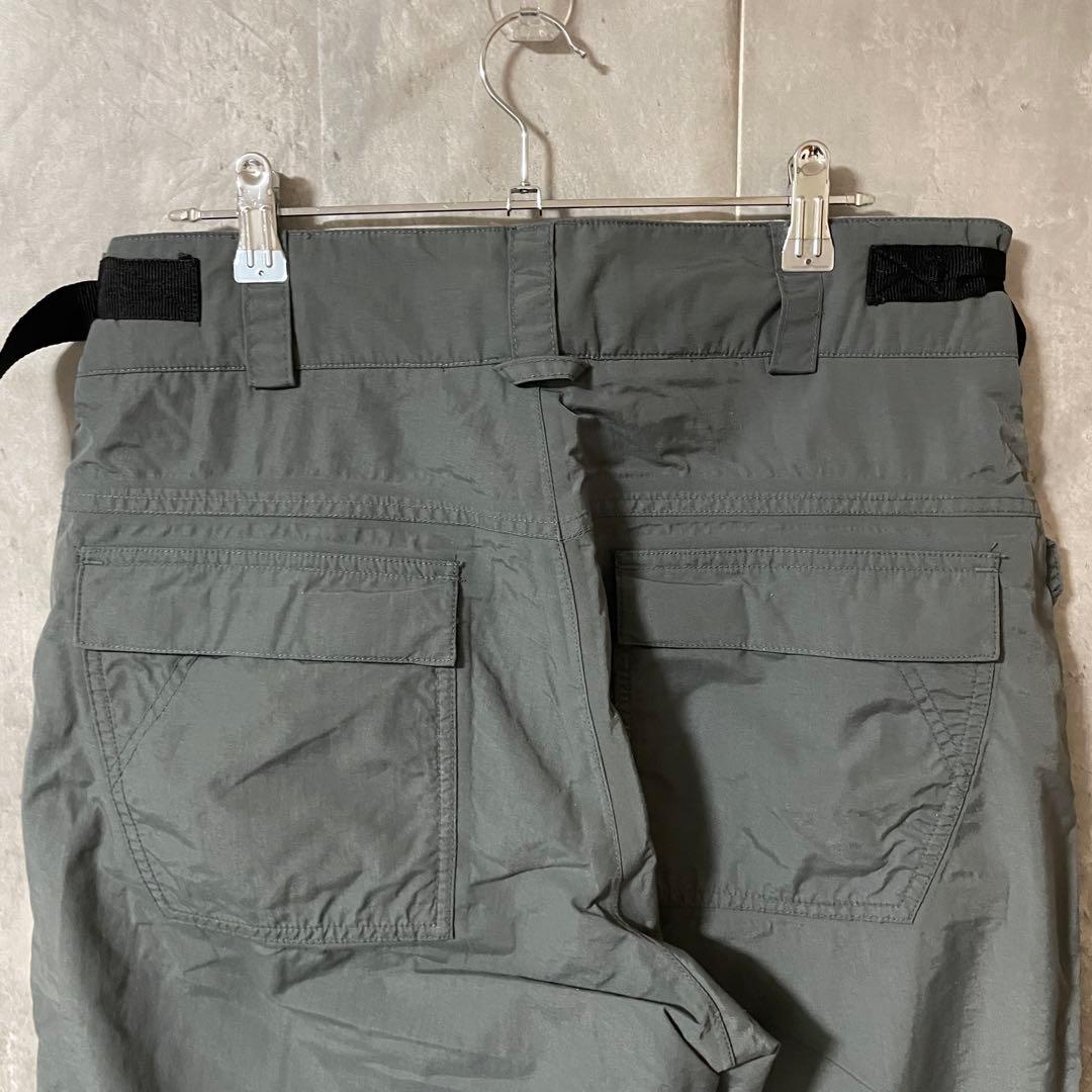 burtonバートンスキーパンツスノーボードウェアズボン下灰色グレー刺繍ロゴ希少