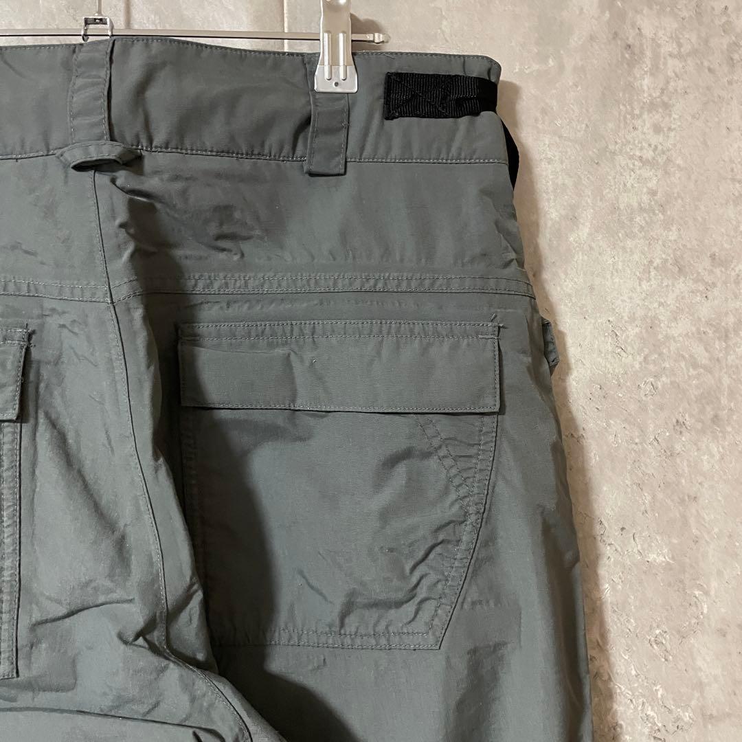 burtonバートンスキーパンツスノーボードウェアズボン下灰色グレー刺繍ロゴ希少