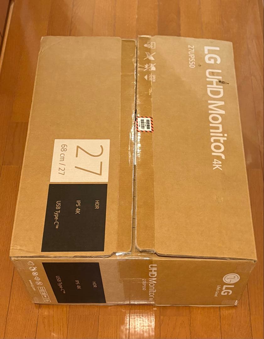 入れ替えの為放出価格　USB-C給電・27インチ4K LG 27UP550N-W