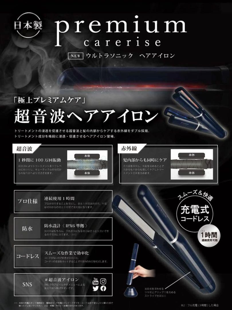 ウルトラソニックアイロン⭐️未使用品