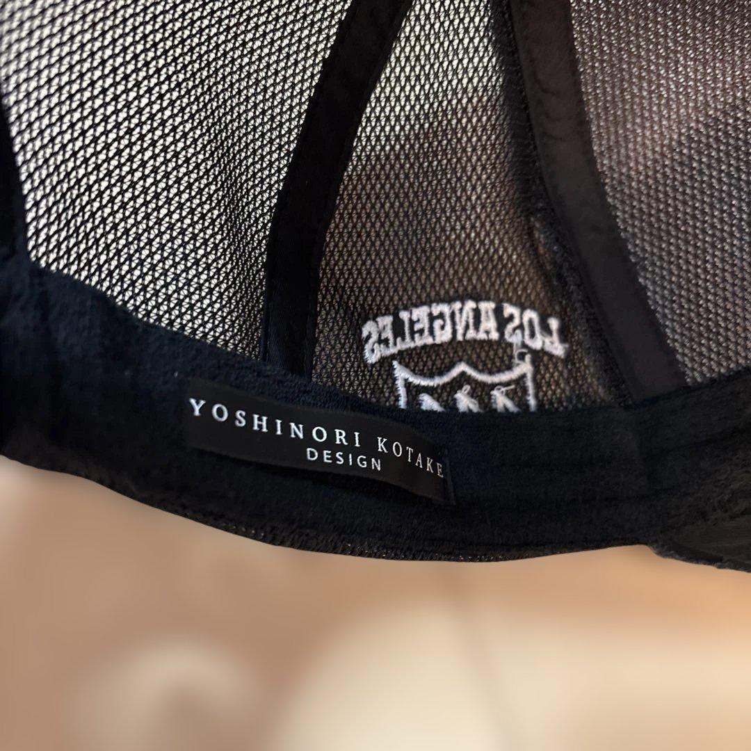 YOSHINORI KOTAKE ブラックメッシュキャップ
