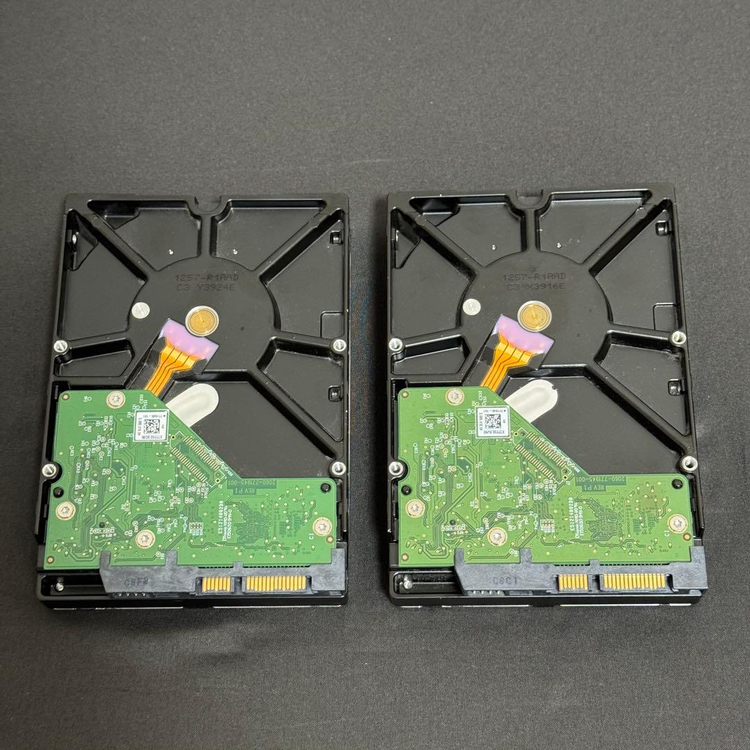 WD Red HDD 2TB 2個、SEAGATE HDD 3TB セット
