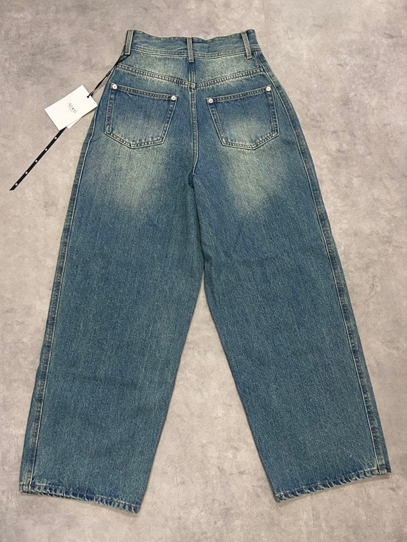 ameri アメリ STUDS STRAIGHT DENIM PANTS