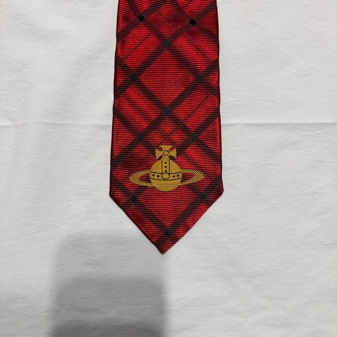 Vivienne Westwood ビックオーブ タータンチェック　ネクタイ