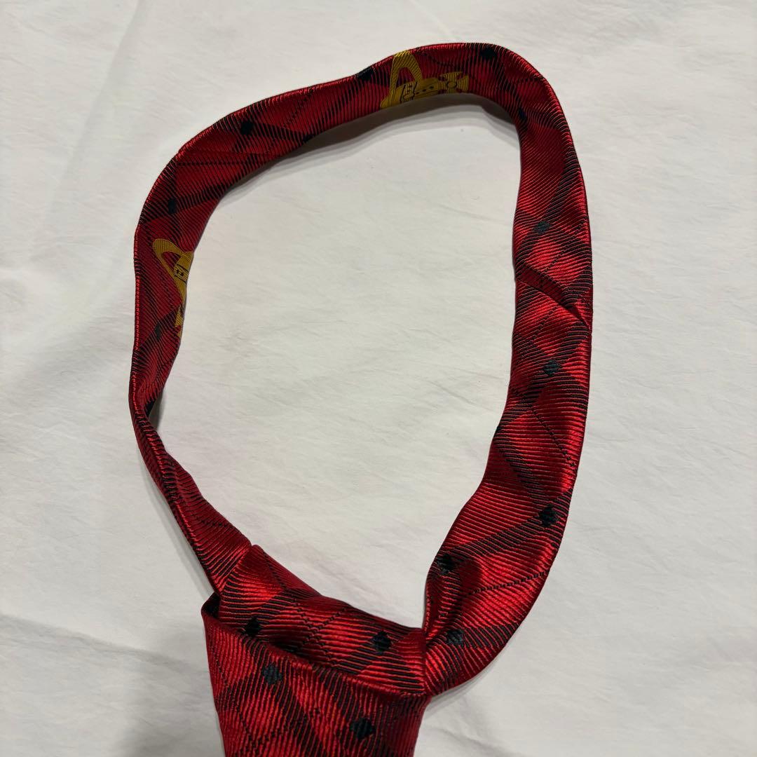 Vivienne Westwood ビックオーブ タータンチェック　ネクタイ