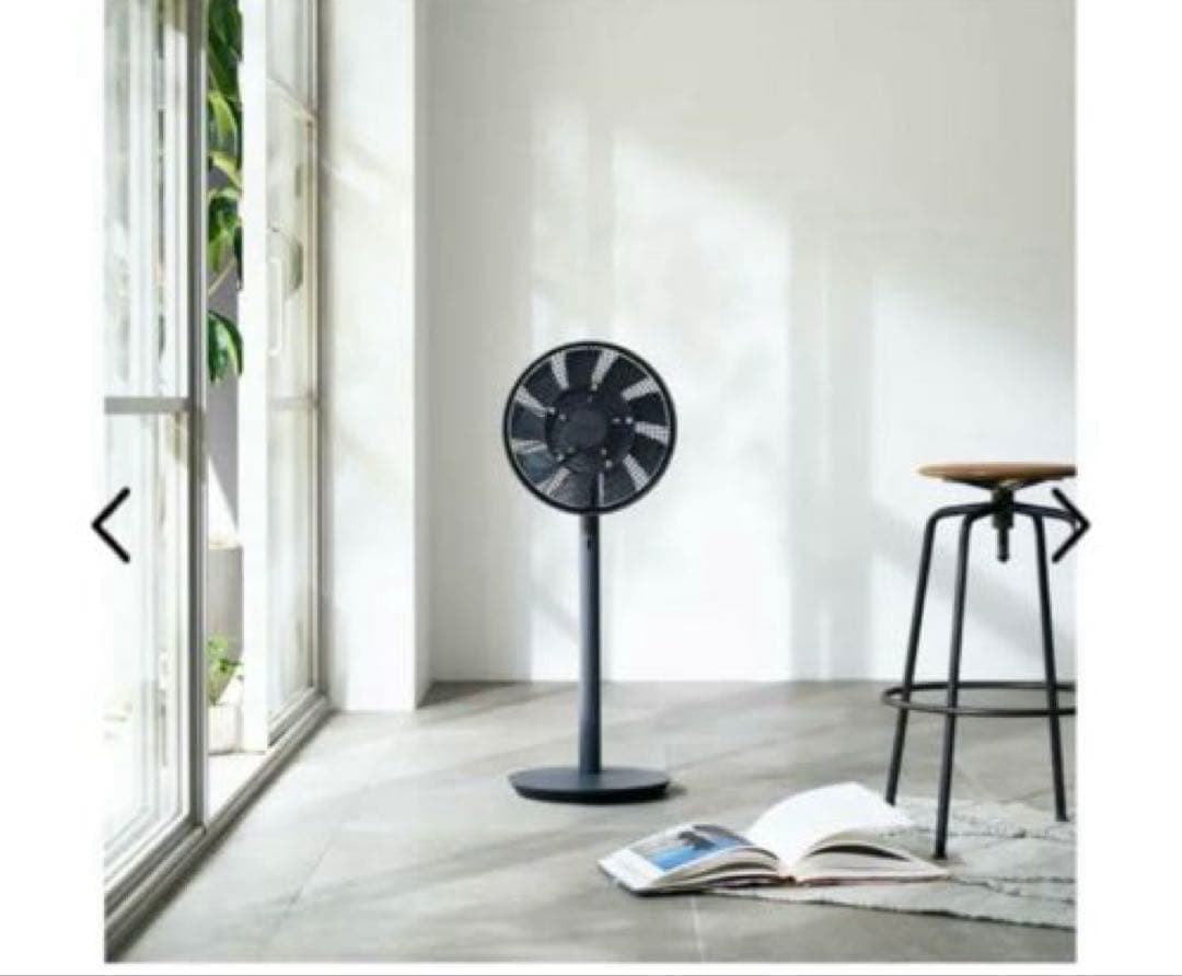 新品未使用　バルミューダ グリーンファン　ダークグレーEGF-1800-DK