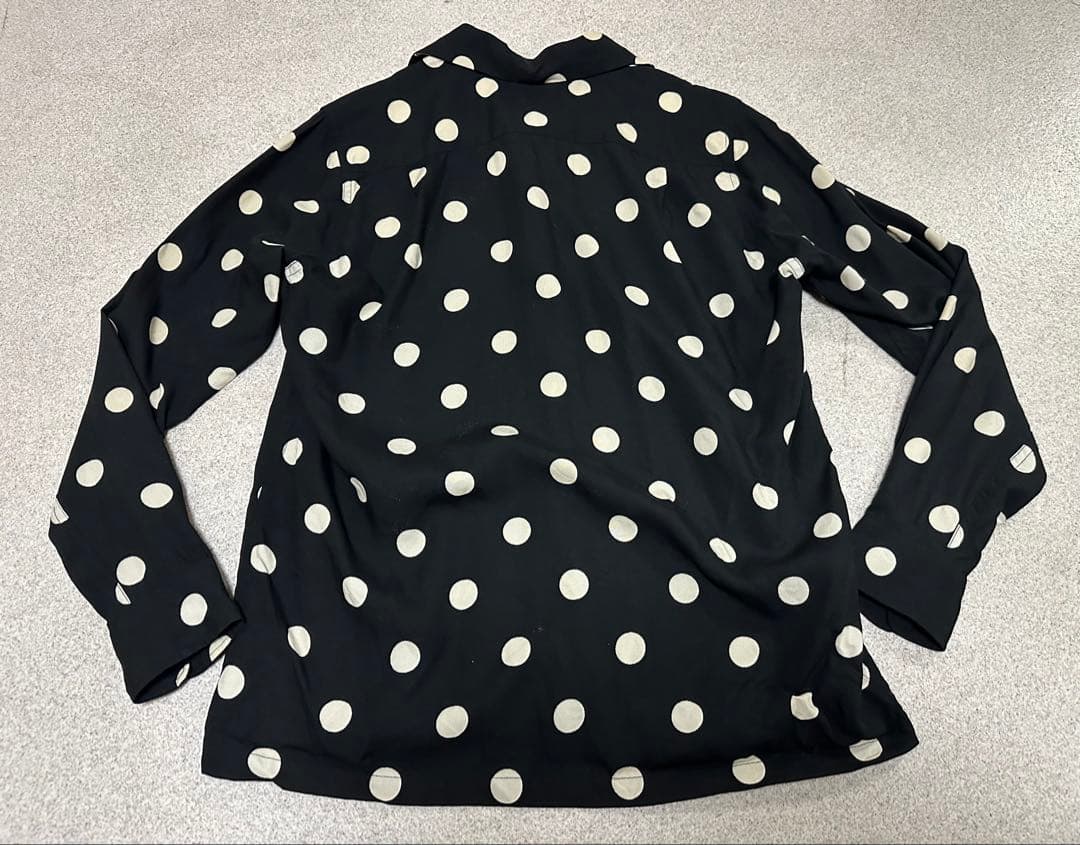 WACKOMARIA ワコマリア　ドット長袖シャツ Ｓ　水玉