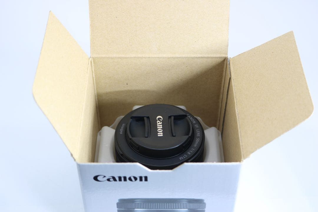 超美品 【Canon EF50mm F1.8 STM】 単焦点レンズ 安心保証◎