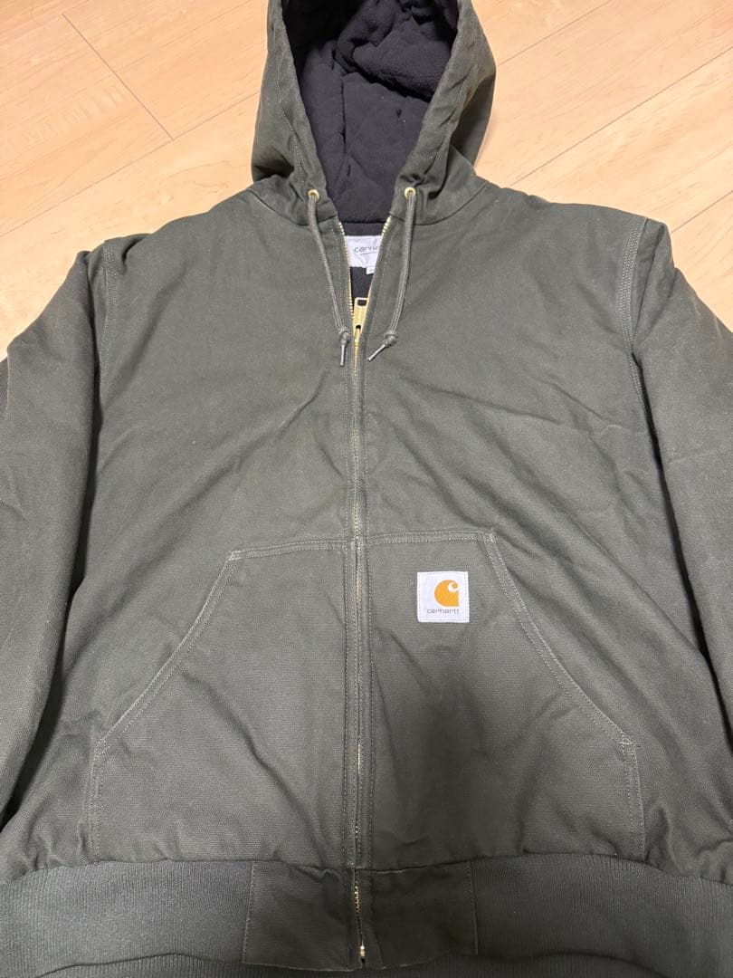 Carhartt wip アクティブジャケットrigid ダークグリーンXL
